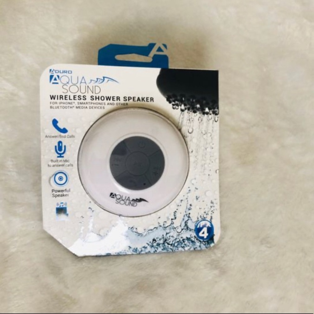 White Shower Speaker